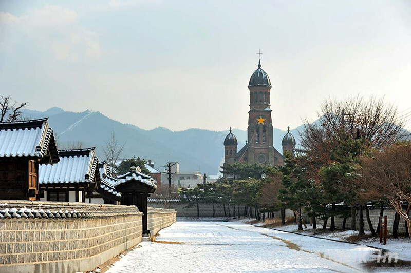 전주 경기전에서 바라본 전동성당 4.jpg